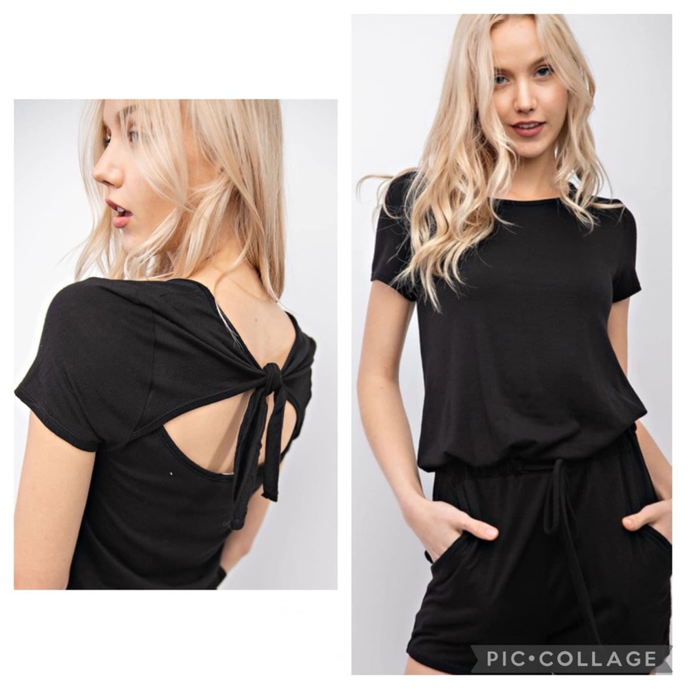 Black short Romper